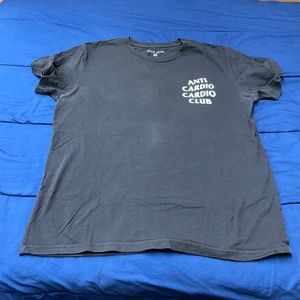 Bulk Gear Anti-Cardio Cardio Club T-Shirt. Medium. Black. Gently worn